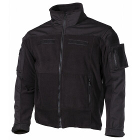 Fleece jacket, "Combat",black