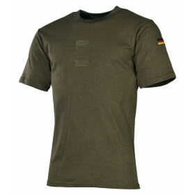 BW tropical undershirt, olive,velcro, nationality badge