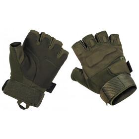 Tactical gloves, "Pro",without fingers, olive