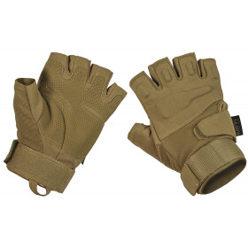 Tactical gloves, "Pro",without fingers, coyote tan