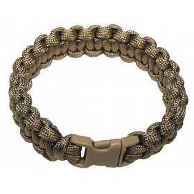Bracelet, "Parachute Cord",coyote tan, width...