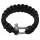 Armband, "Parachute Cord",schwarz, Breite ca. 2,3 cm