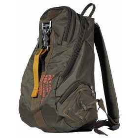 Backpack, "PT", small, snap hook, olive
