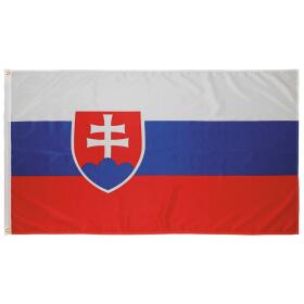 Fahne, Slowakei,Polyester, 90 x 150 cm