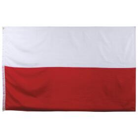 Fahne, Polen,Polyester, 90 x 150 cm