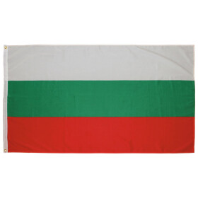 Fahne, Bulgarien,Polyester, 90 x 150 cm