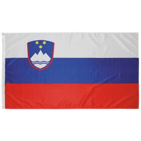 Fahne, Slowenien,Polyester, 90 x 150 cm