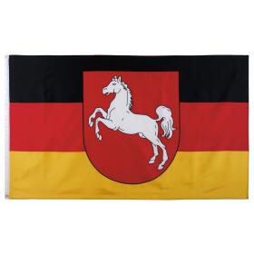 Fahne, Niedersachsen,Polyester, 90 x 150 cm