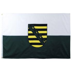 Fahne, Sachsen,Polyester, 90 x 150 cm