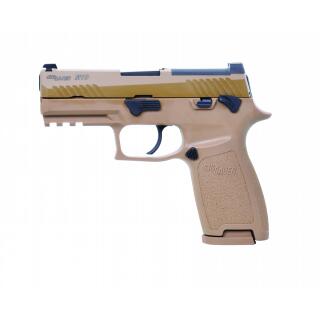 Softair - Pistole - Sig Sauer ProForce P320-M18 GBB -F- 6mm tan - ab 18, über 0,5 Joule