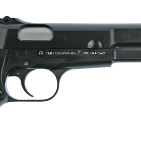 Softair - Pistole - WE - Hi-Power Full Metal GBB black - ab 18, über 0,5 Joule