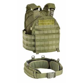 DEFCON 5 POUCH WITH 1000 D BELT GREEN OD