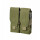 DEFCON 5 DOUBLE SPRING MAGAZINE HOLDER M4 - AK DOUBLE OD GREEN