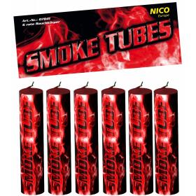 Nico Rauchfackel Smoke Tubes - Rot - 6 Stk.