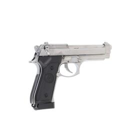 Air Pistol - NX92 Premium Classic Chrome - BlowBack - Co2 System- Cal. 4.5 mm BB