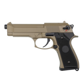 Softair - Pistole - Cyma - M92/ CM126 Advanced AEP TAN -...