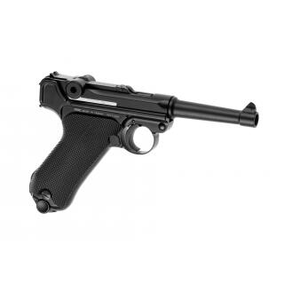 Softair - Pistole - KWC - P08 Full Metal Co2 GBB - ab 18, über 0,5 Joule