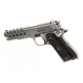 2nd Chance | Softair - Pistole - WE - M1911 Hex Cut Full Metal GBB silver - ab 18, über 0,5 Joule