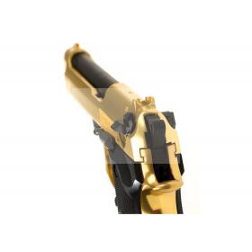 Softair - Pistole - WE M9 Full Metal GBB-Gold - ab 18, über 0,5 Joule