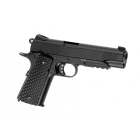 Softair - Pistole - KWC - M1911 Tactical Full Metal Co2 GBB - ab 18, über 0,5 Joule