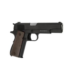 Softair - Pistole - WE M1911 Full Metal Co2-Schwarz - ab 18, über 0,5 Joule