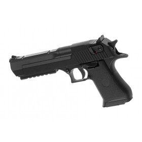 Softair - Pistole - .50 AE AEP Black im Pistolenkoffer - ab 14 Jahre unter 0,5 Joule