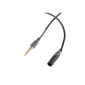 FBI Style Acoustic Headset Midland Connector - Schwarz