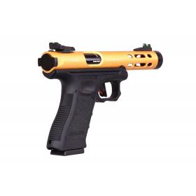 Softair - Pistole - WE G-Series Galaxy gold Gas BlowBack - ab 18, über 0,5 Joule