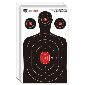 OpTacs Silhouetten-Zielscheiben 43 × 63,5 cm...
