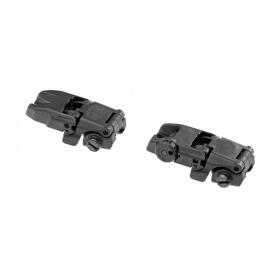 FBUS Flip Up Sight Set, consisting of Front and Rear Sight Black