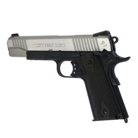 Softair - Pistole - KWC - Colt 1911 Railgun Bicolor CO2 GBB - ab 18, über 0,5 Joule