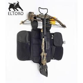 elTORO Tragesystem für Armbrüste in schwarz mit vielen Taschen