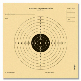 Air rifle target "Kyffhäuser" 12 x 12 cm
