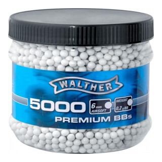 Softair - Bullets Walther Basic Selection BBs - 0,20g 5000 pcs. White