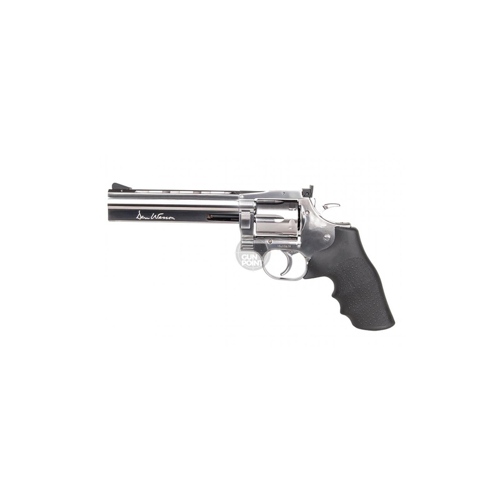 Luftpistole - Dan Wesson 715 6 Co2-System NBB Silber - Kal. 4,5 mm