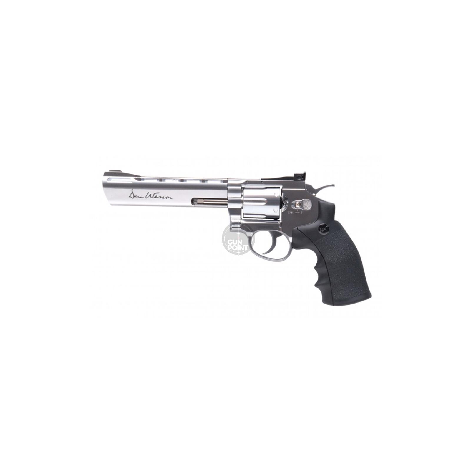 Luftpistole - Dan Wesson 6 Co2-System NBB Silber - Kal. 4,5 mm