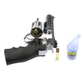 Softair - Revolver - DAN WESSON 4 CO2 NBB silber - ab 18, über 0,5 Joule