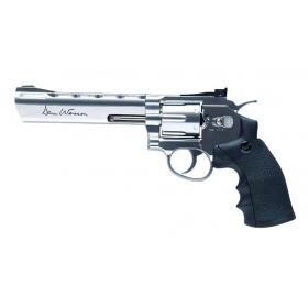 Softair - Revolver - DAN WESSON 6" CO2 NBB silver - over 18, over 0.5 joules