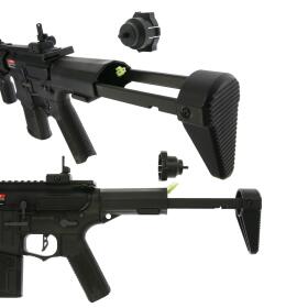 Softair - Rifle - ARES - Amoeba M4 015 EFCS S-AEG black - over 18, over 0.5 joules