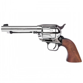 Schreckschuss - Gas Signal Revolver - WEIHRAUCH HW Western-Single-Action - silber
