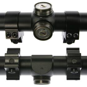 Walther riflescope 4 x 32 with reticle 8