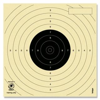 Air pistol target 14 x 14 cm